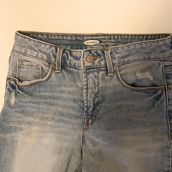 Old Navy Power Straight high rise jeans - Picture 2 of 4